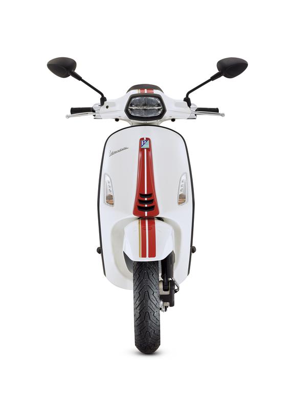 Sprint 50 Racing Sixties blanc et rouge , face