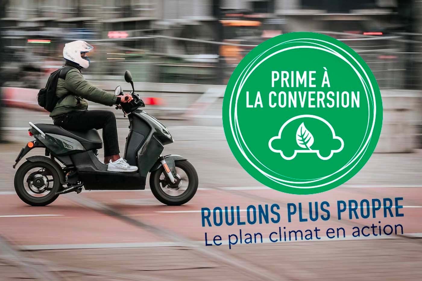 Prime à la conversion pour l’achat d’un scooter électrique