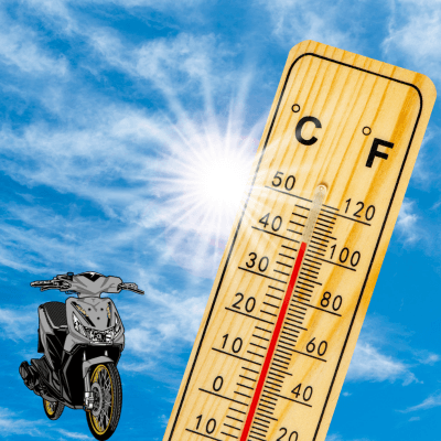 scooter canicule
