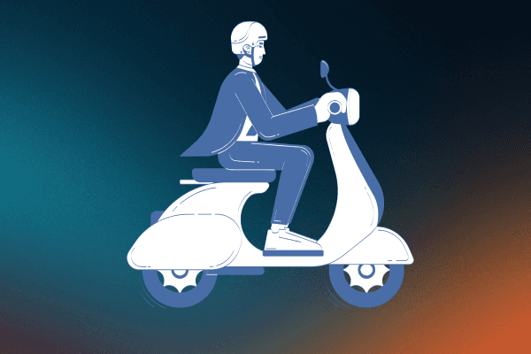 scooter trajet travail