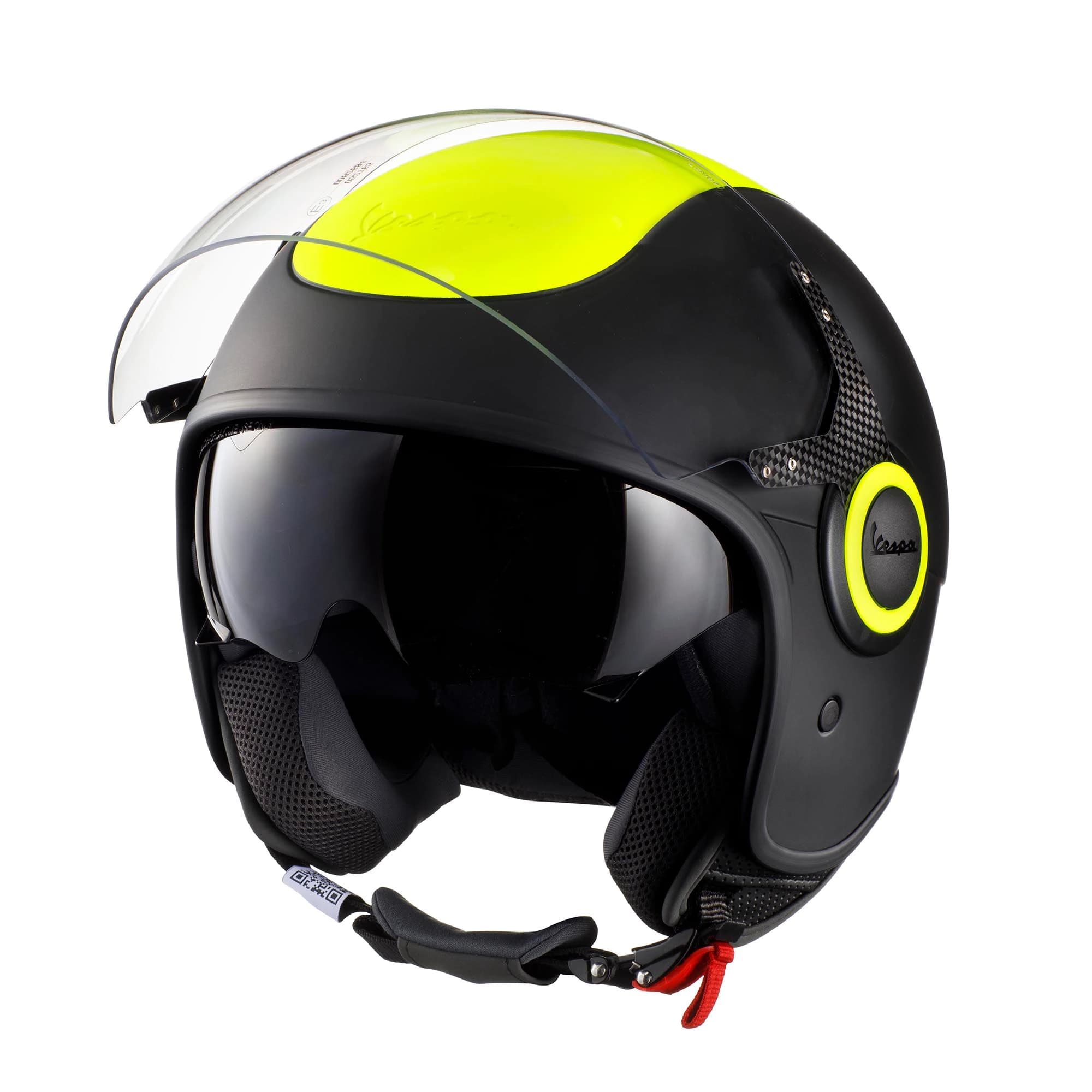 Casque Vespa VJ fluo