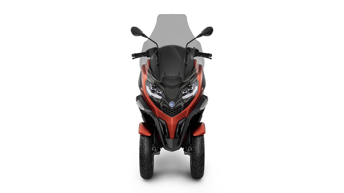 Piaggio MP3 Sport 400 MY22 Arancio Sunset mat, face